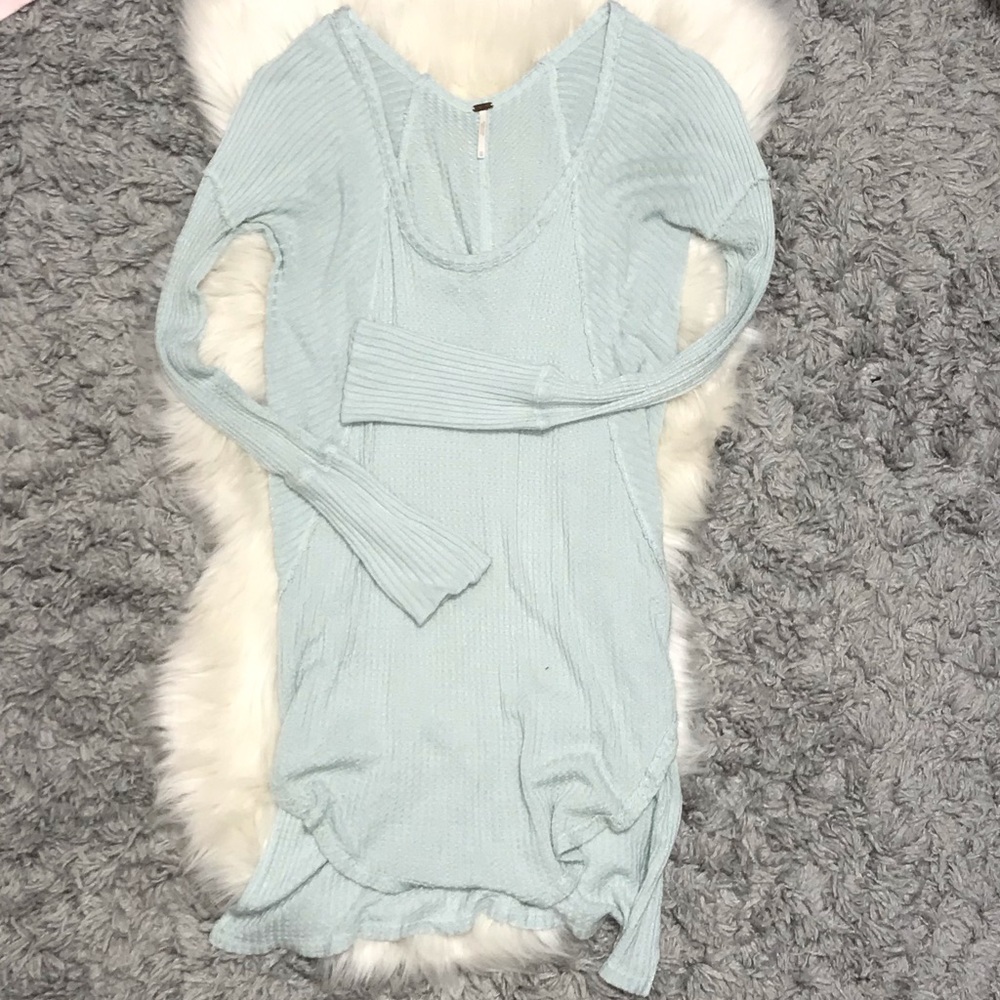 Free People Long Steve Top